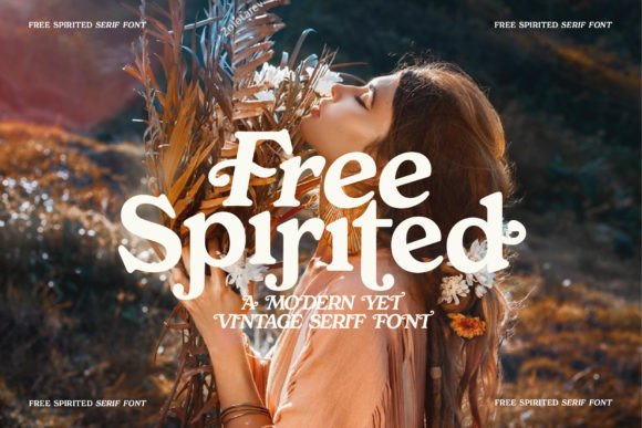 Free Spirited Font: Timeless Serif with Vintage Charm
