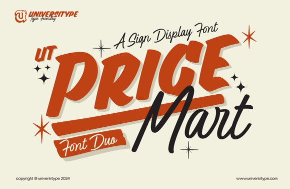Price Mart Duo: Where Bold Meets Elegant Typography